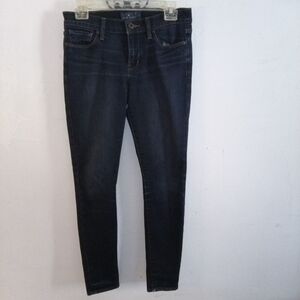 Lucky Brand Jeans Women's 4/27 Brooke Skinny Dark Wash Blue Denim